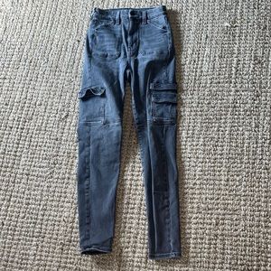 American eagle gray jeans, size 2 regular
